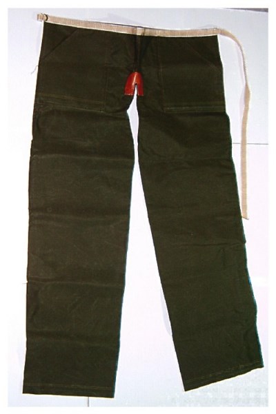 ZAHONA LONA VERDE IMPERMEABLE 2 BOLSILLO