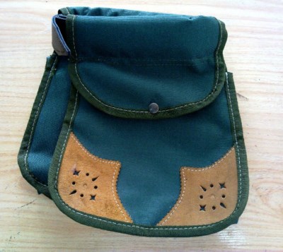 BOLSAS OJEO CARTUCHOS LONA VERDE C. TAPA