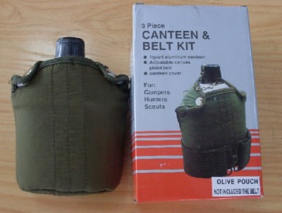 CANTIMPLORA DE ALUMINIO 1L FORRO VERDE