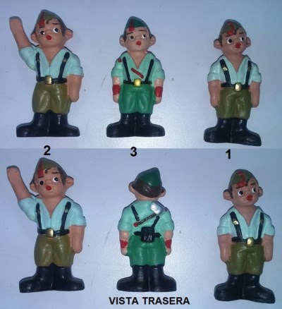 FIGURITA LEGIONARIO BARRO 5CM Nº1
