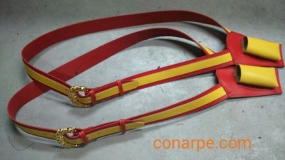 CORREAJE BANDOLERA BANDERIN ESPAÑA CUERO
