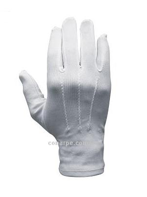 GUANTE BLANCO CORTO DESFILES TELA T UNIC