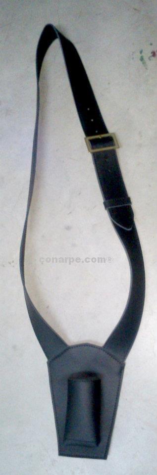 CORREAJE BANDOLERA BANDERIN CUERO