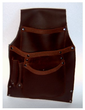 BOLSA ENCOFRADOR PIEL TRES BOLSILLOS T-G