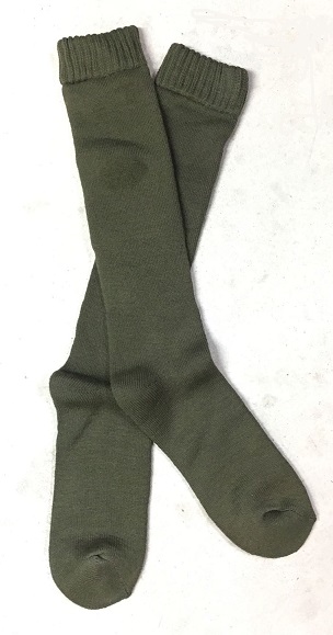 CALCETIN MEDIA VERDE CAKI GRUESO T.UNICA