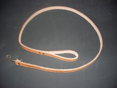 CORREA DE PERRO EN CUERO DE 1,5CMX120CM