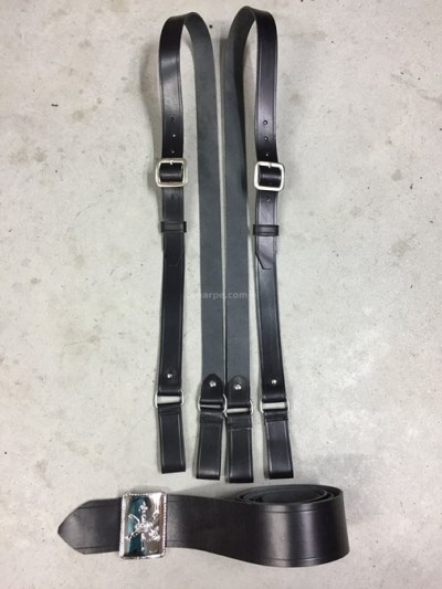 CORREAJE LEGION CUERO NGR.HEB.CROMADA