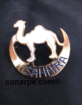 EMBLEMA SAHARA DROMEDARIO MEDIA LUNA 1
