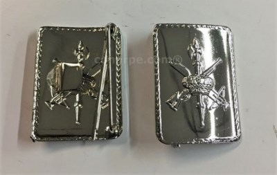 HEBILLA LEGION LATON CROMADA 7,5X5,5