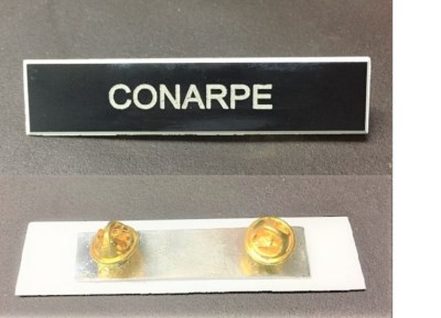 PLACA IDENTIFICACIÓN CON NOMBRE GRABADO