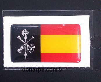 PEGATINA ABULT. X1 BANDERA LEGIÓN 45X25