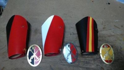 MANOPLA LEGION CUERO COMPLEJA (PAR)