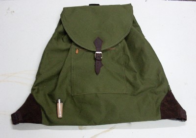 MOCHILA CAZA LONA VERDE GRANDE 65X60 BOL