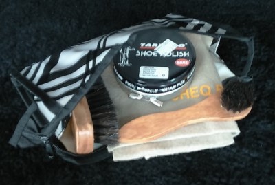 NECESER KIT DE VIAJE LIMPIA ZAPATOS