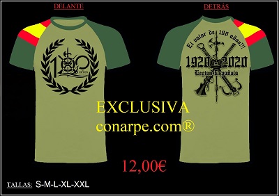 CAMISETA CENTENARIO 100 AÑOS LEGIÓN exc