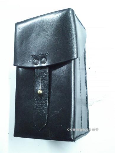 PORTA CARGADOR DOBLE CUERO 8,5x16,5x7CM